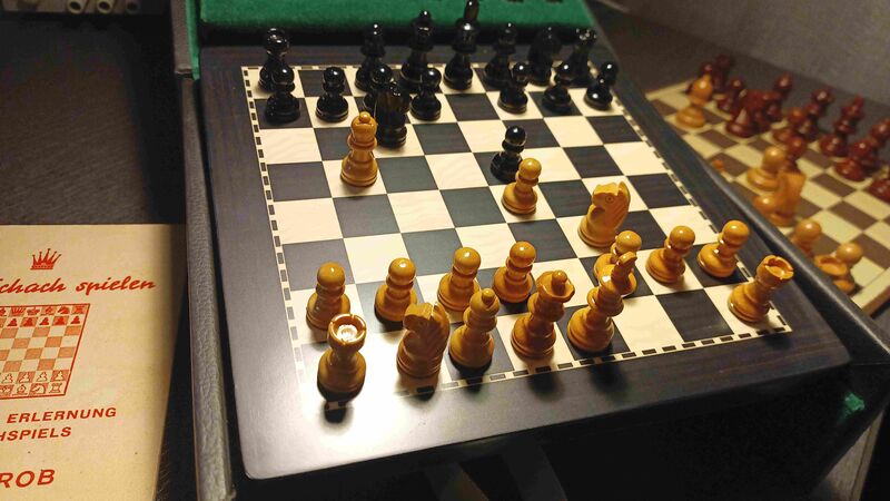 {Bild Foto-Collage Schach}